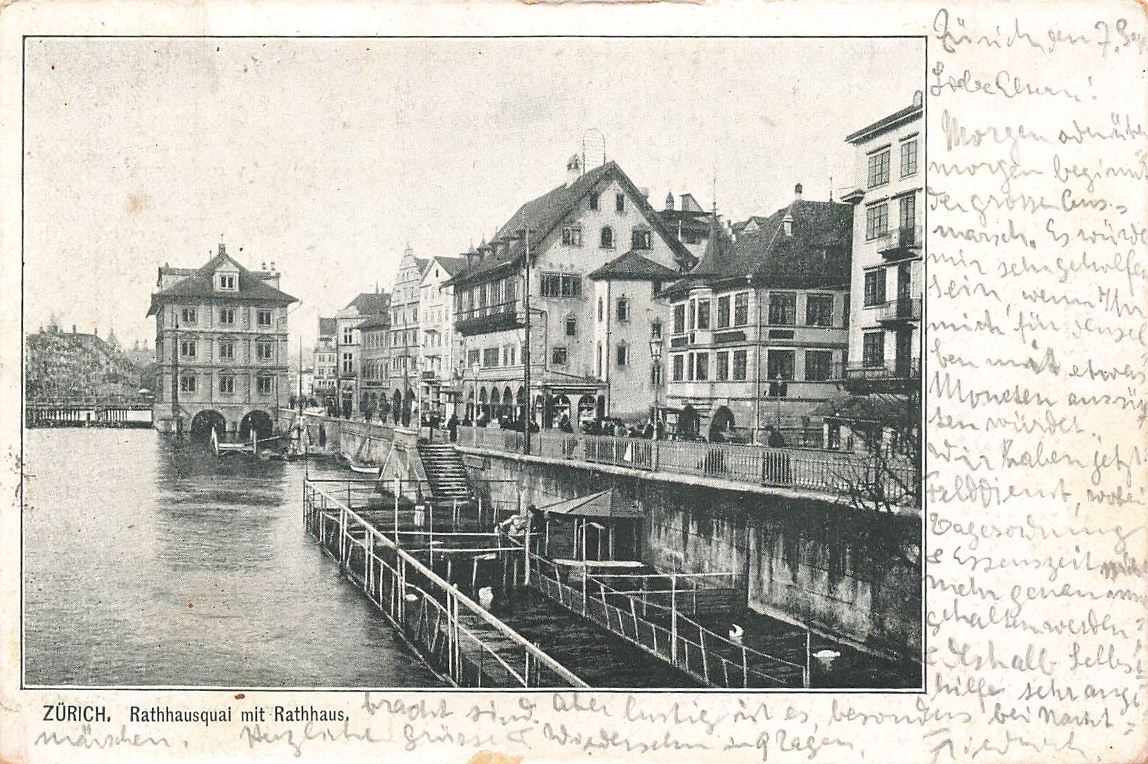Cartoline postali: Zurich – Usato da Biasca venduto da Blenio71
