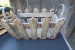 Herziges Holz Blumenkistli Gartendeko