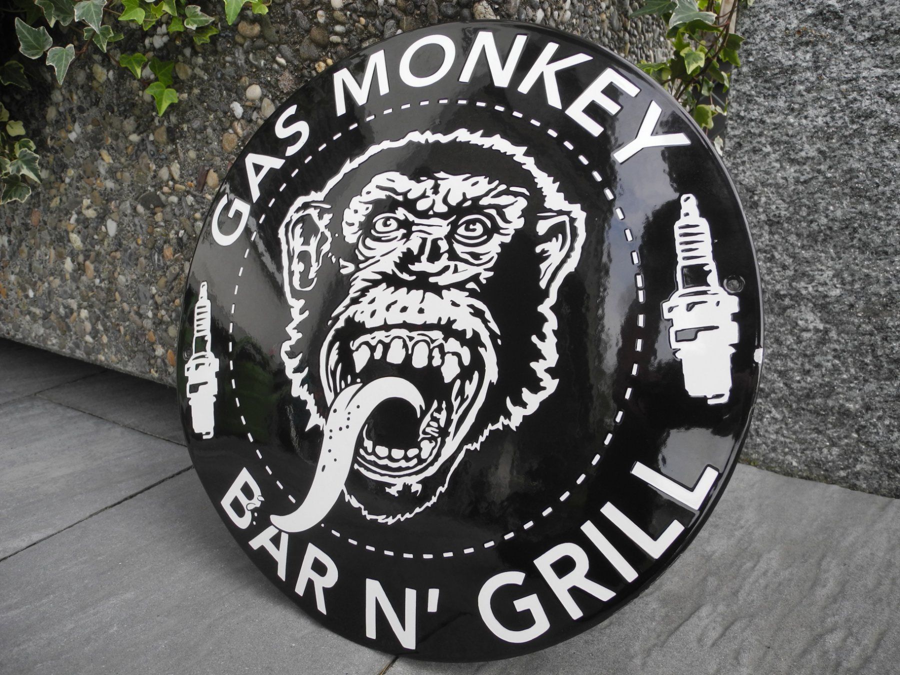Schilder: GAS MONKEY  EMAILSCHILD – Neu (gemäss Beschreibung) aus Reinach AG von Huckleberrysix 1