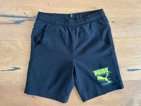 Kinder- Trainingsshorts schwarz PUMA XS (116, 5-6y)