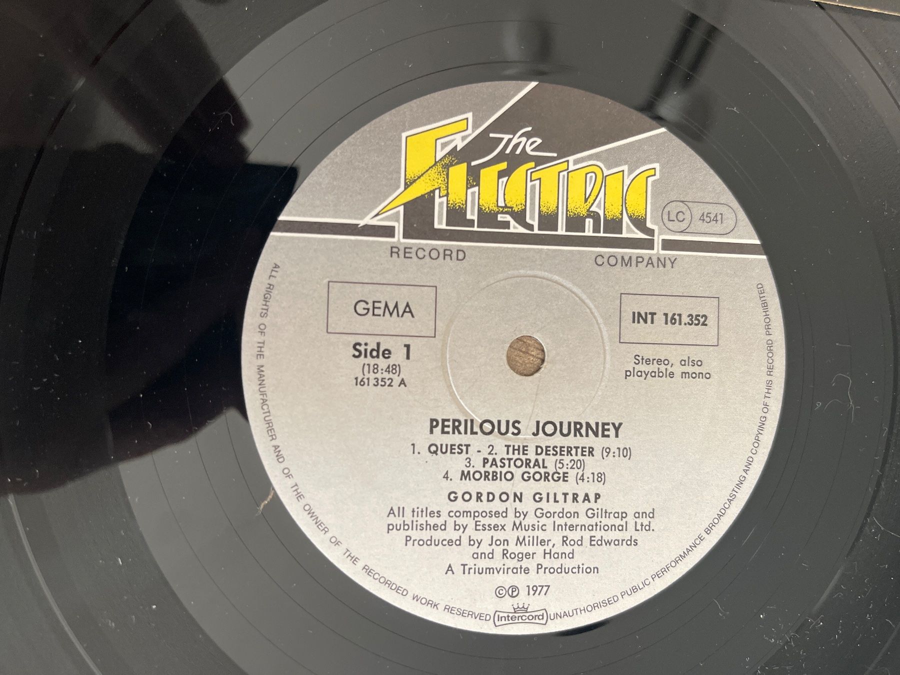 Schallplatten: A35/Gordon Giltrap - Perilous Journey – Gebraucht aus Frutigen von Philippe_jsp 2