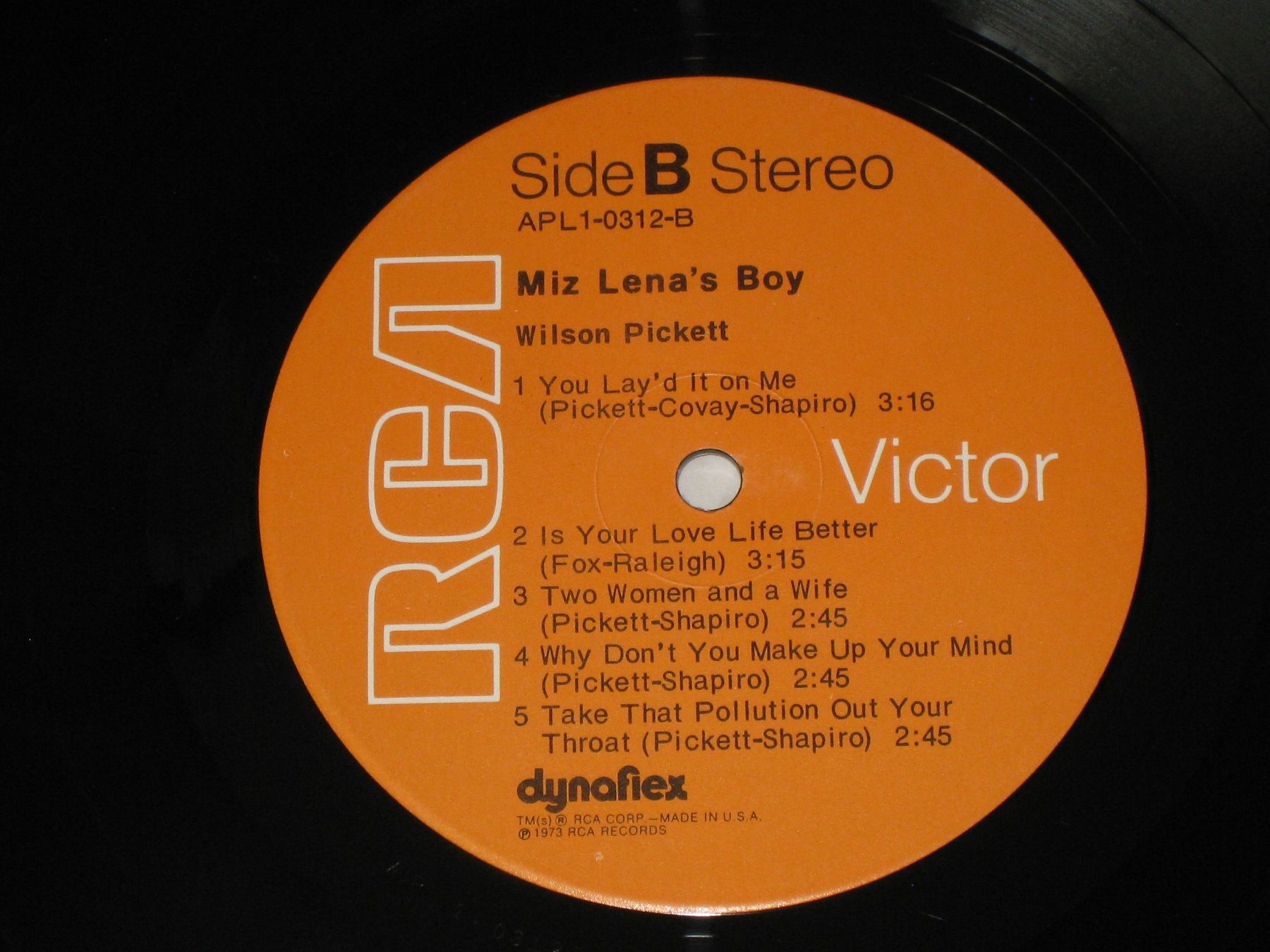 Dischi in vinile: LP - WILSON PICKETT - MIZ LENA'S BOY – Usato da Steckborn venduto da Quo7 2