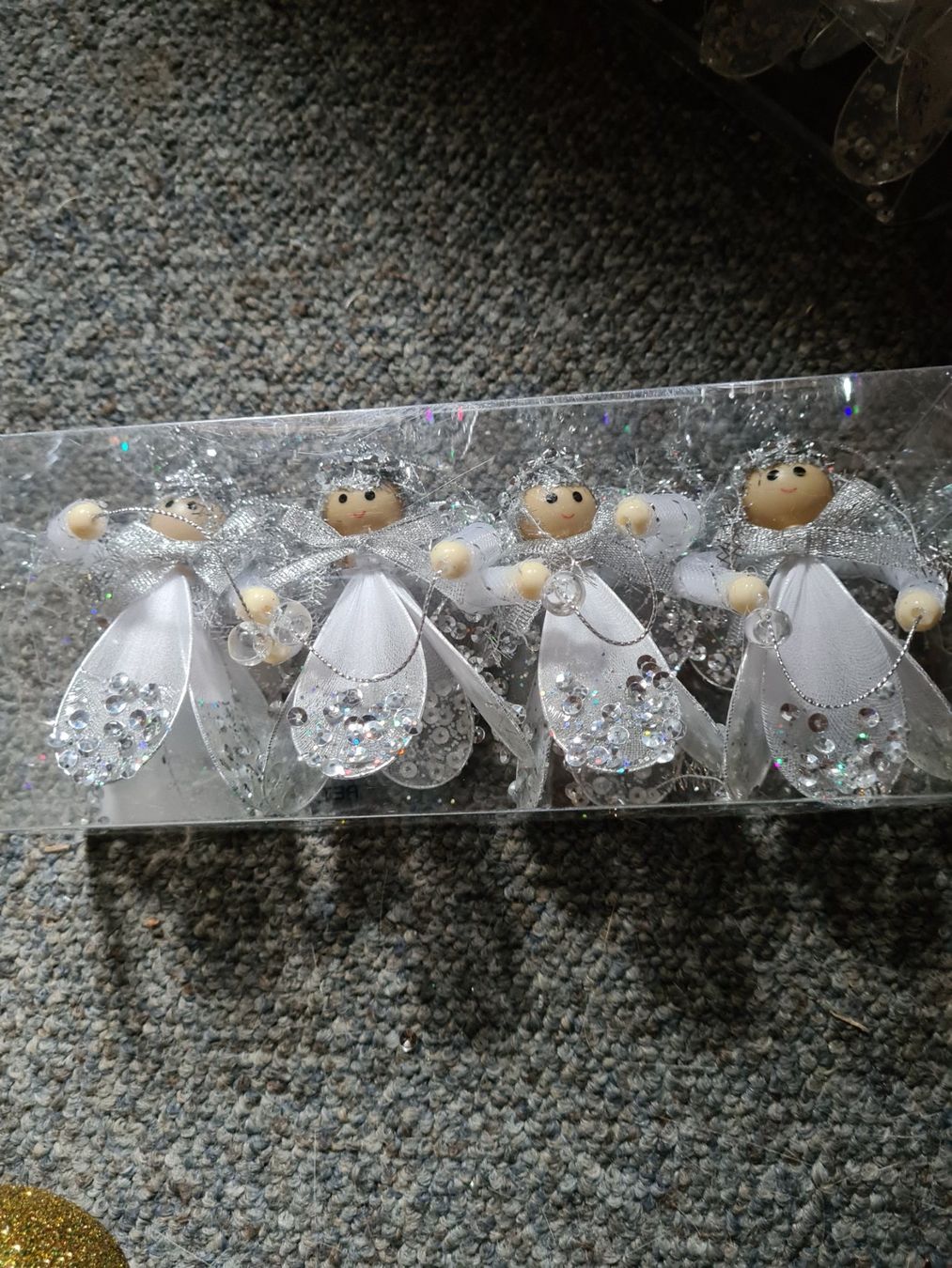 Tutte le decorazioni: 8 Weihnachtsengel weiss – Nuovo e nell'imballaggio originale da Bitsch venduto da Bpetzi