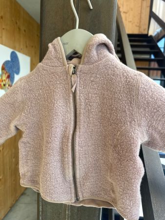 Hessnatur Wollfleece Jacke aus reiner Bio-Merinowolle