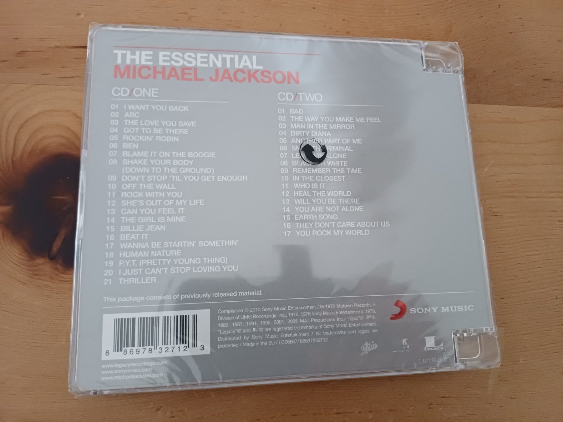 CDs: Michael Jackson The Essential Standard Version 2 CD (neu) – Neu und originalverpackt aus Jona von Rreto71 2