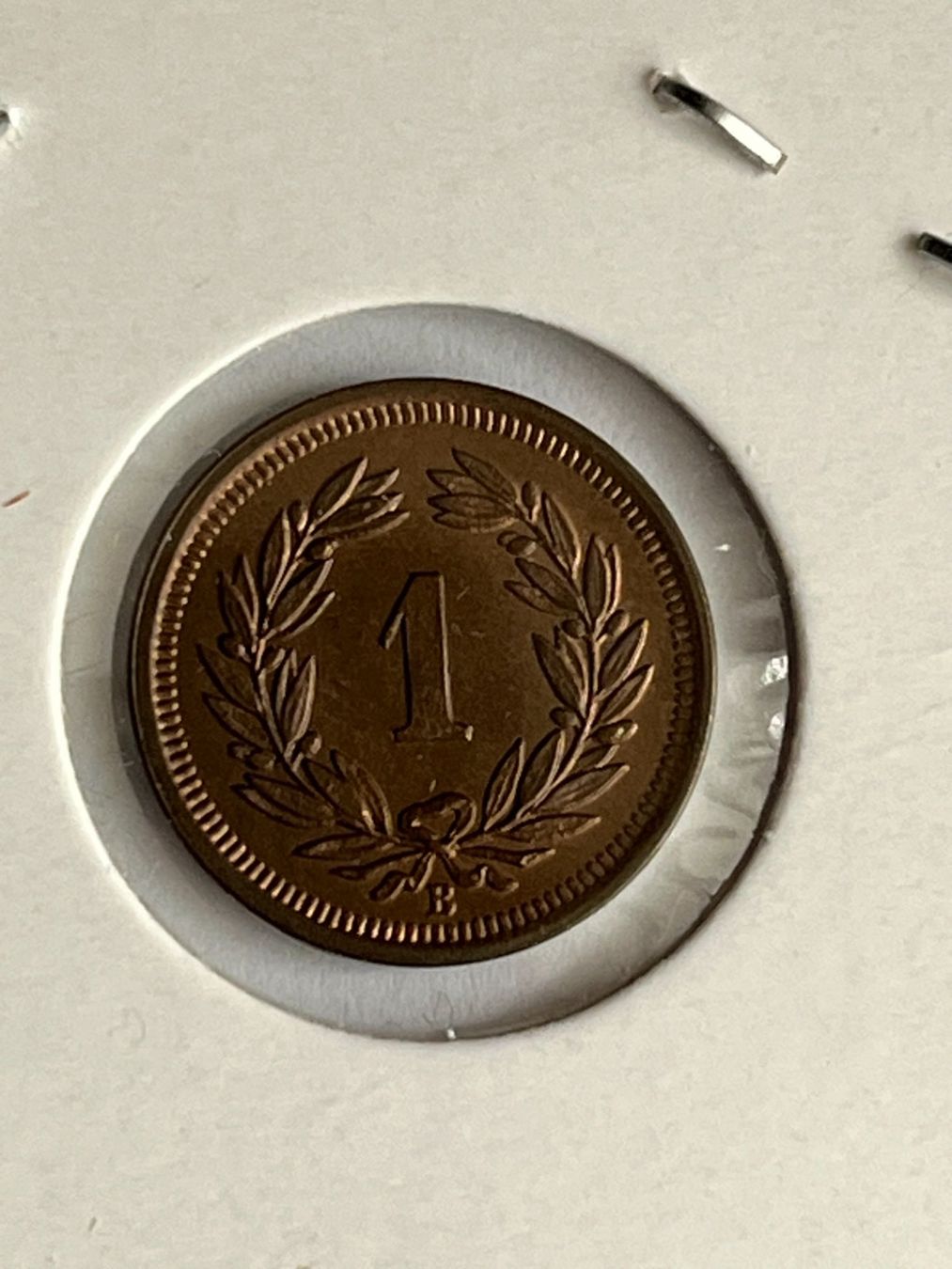 Tutti le monete: Schweiz 1 Rp. / 1918 – Usato da Volketswil venduto da Leinad640 1