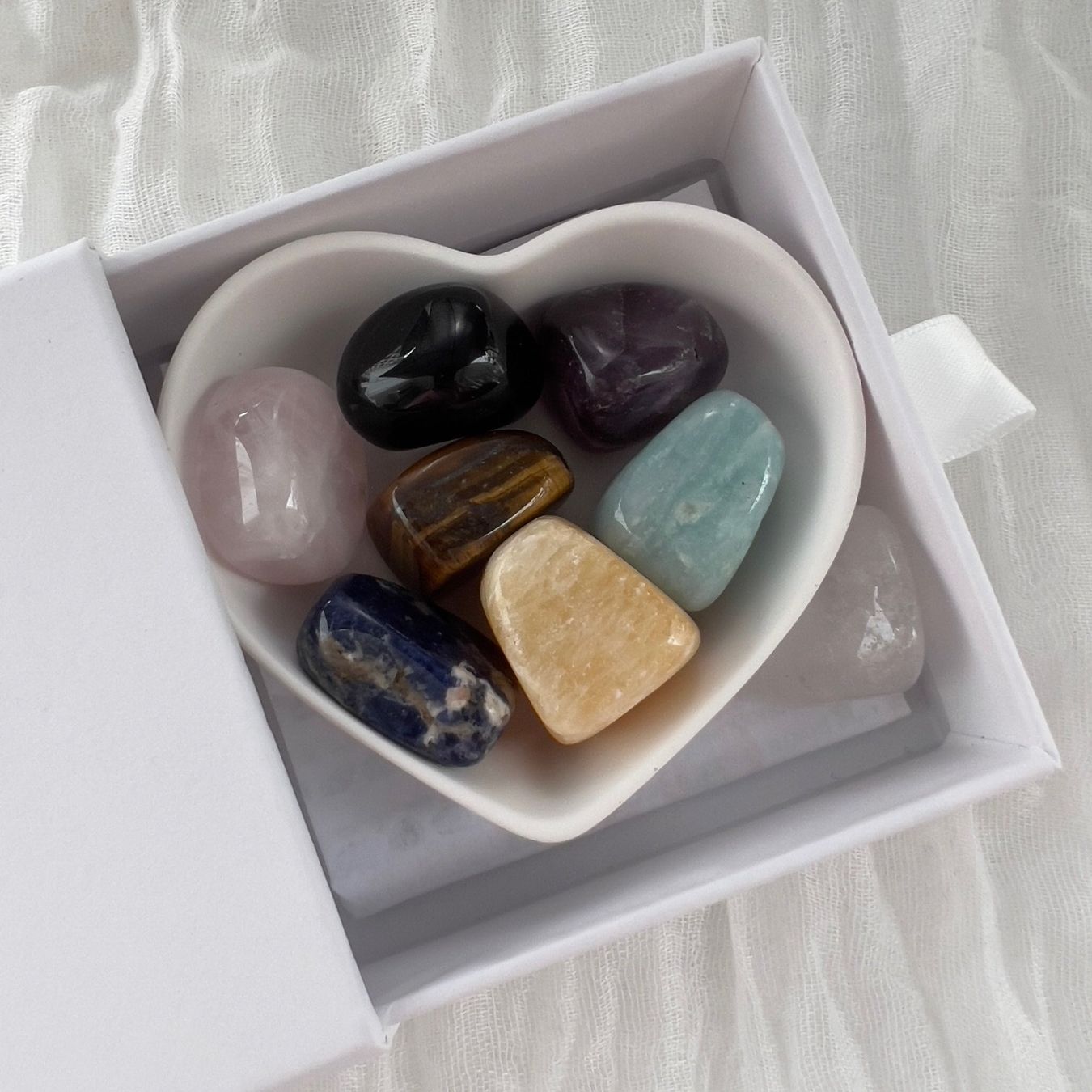 Mineralien & Heilsteine: 7 chakras set coffret – Neu und originalverpackt aus Pully von sunaddict 3