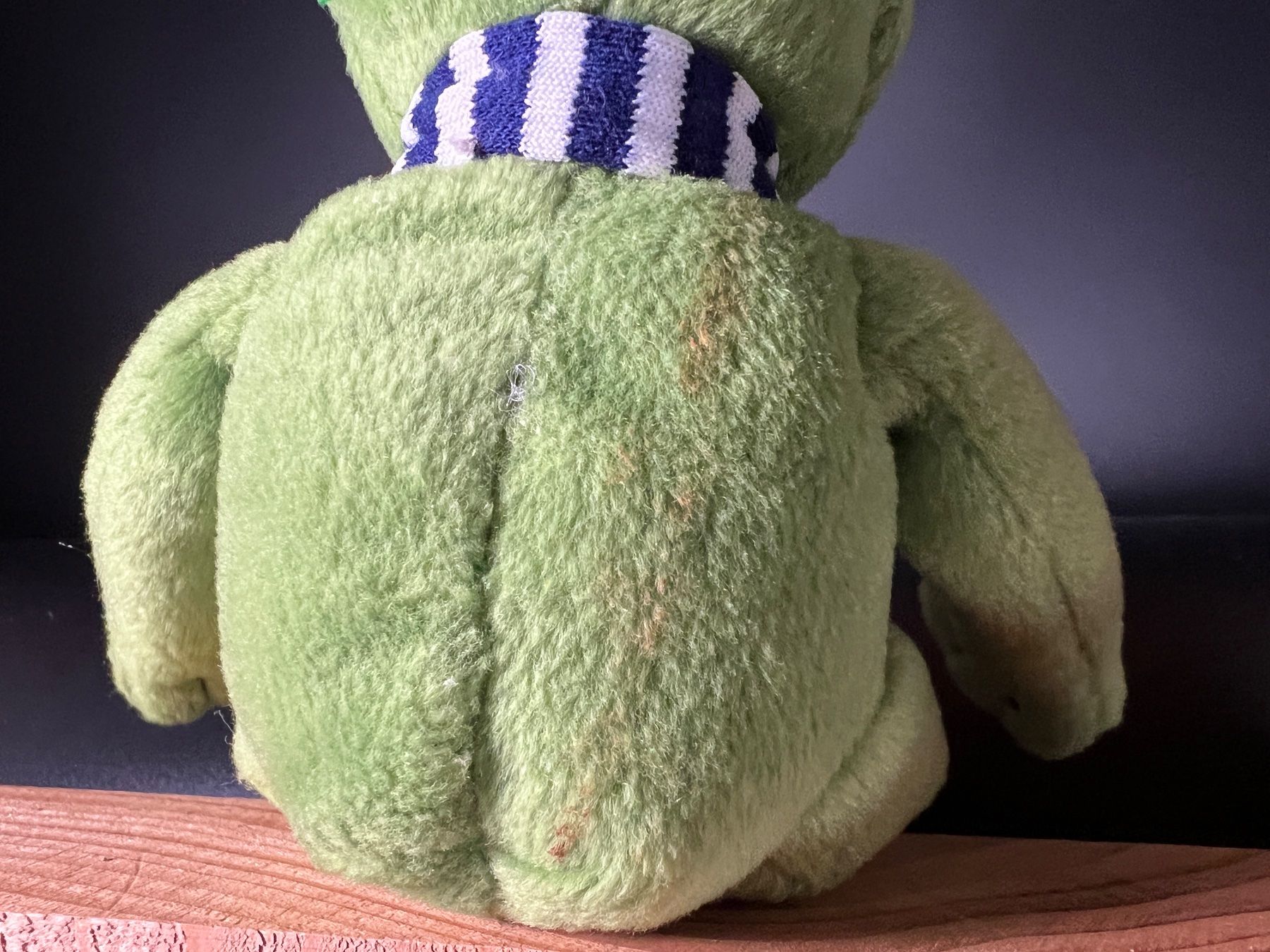 Giocattoli: Stofftier Frosch mit Schal sitzend gebraucht – Usato da Häusernmoos venduto da adlerfedern 5