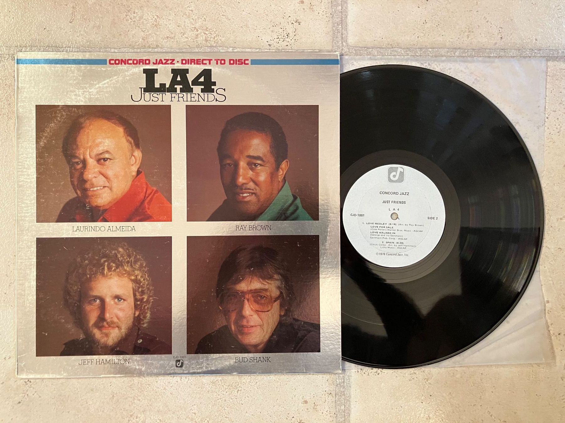Vinyles: LA4 - Just Friends, LP Jazz – D'occasion à Widen par DexterGordon