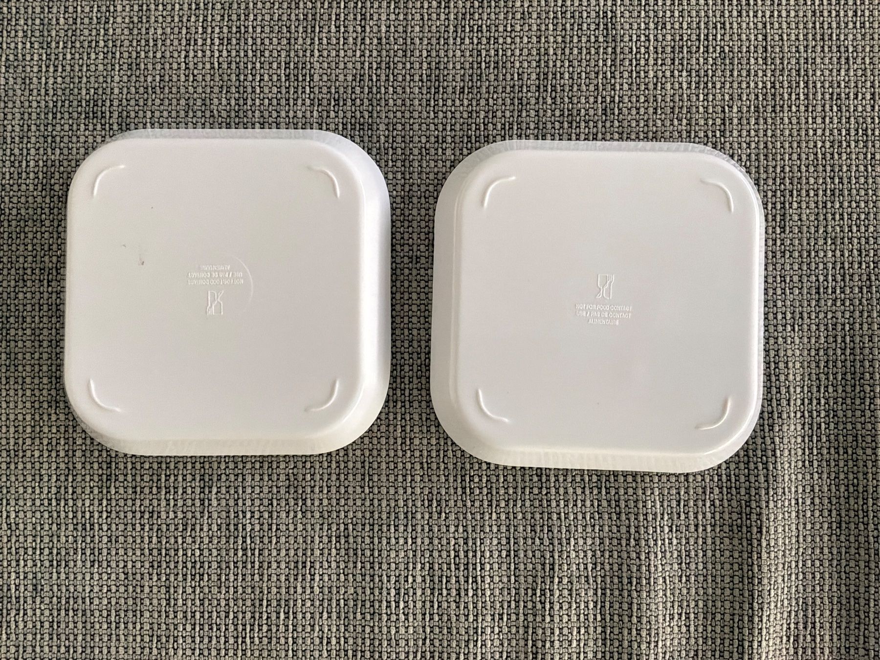 Untersetzer: 2 kleine quadratische Tabletts – Neu (gemäss Beschreibung) aus Bremgarten AG von Belana0 1