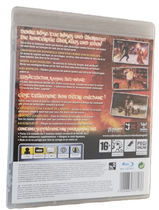 Spiele: Oberlord - Rasing Hell (PS3-Game) – Gebraucht aus Wilen b. Wollerau von morethanmusic 2
