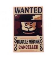 26603pb531 Dracule Mihawk Wanted Postet One Piece LEGO (NEU)
