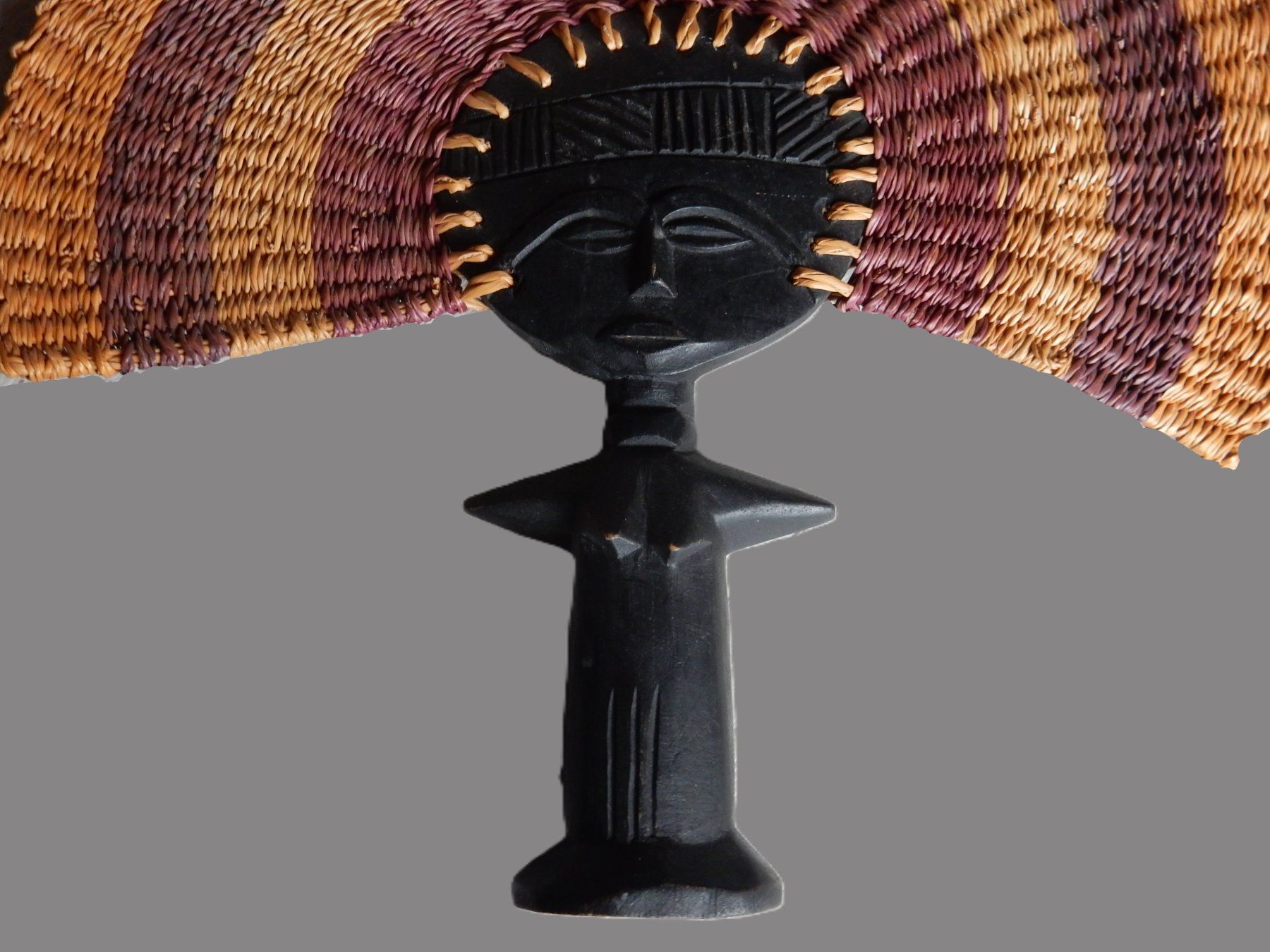Sculture & Statue: Bel éventail poupée Ashanti – Usato da Pont-de-la-Morge venduto da TicoSuizo67 1