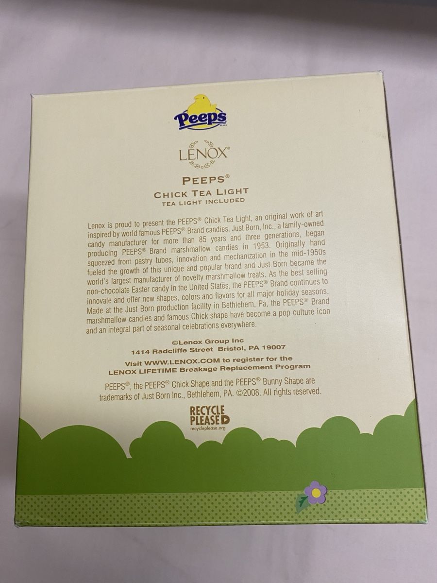 Alle Dekorationen: Lenox easter Peeps Chick Tea Light Holder, New in Box – Neu und originalverpackt aus Buttikon SZ von Maxwelltime 1