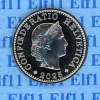 CHF___0.10 2025 stgl aus Münzsatz *nigelnagelneu! 10 Rappen