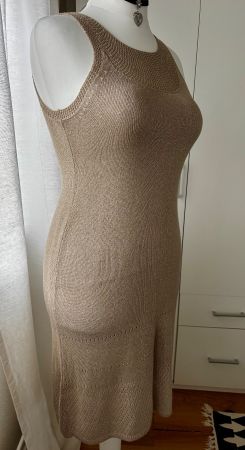 Sinequanone Kleid, Gr. M, Beige,
