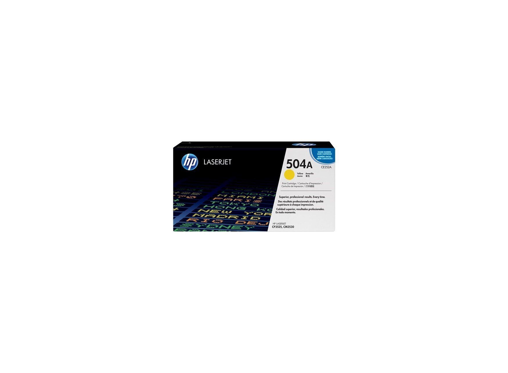 Hewlett Packard Cartucce per stampanti & toner: HP 504A Yellow – Nuovo e nell'imballaggio originale da Ecublens VD venduto da Netfinity
