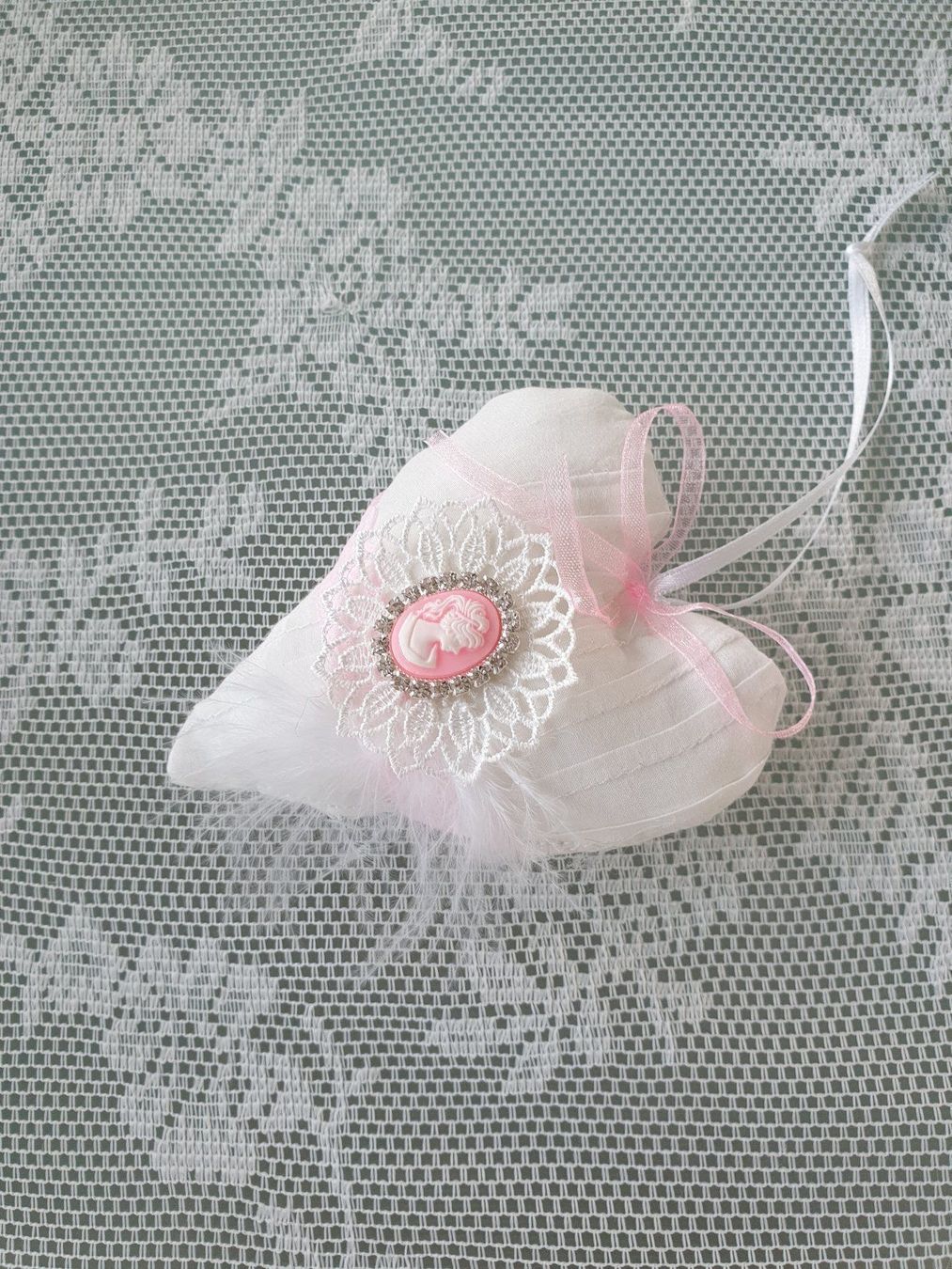 Tutte le decorazioni: Geschenk Herz Deko Shabby Chic Spitze Muttertag Geburtstag – Nuovo e nell'imballaggio originale da Gossau ZH venduto da Goes05 1