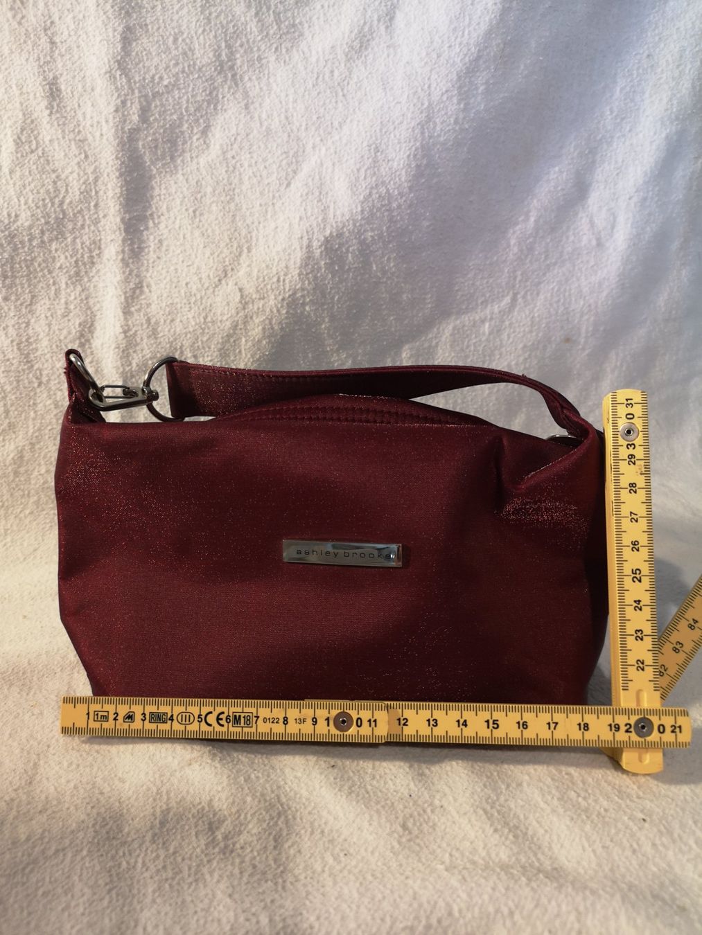 Borse da donna: Elegante Abendtasche, Barley Brooks, weinrot – Nuovo (secondo la descrizione) da Steinmaur venduto da Teddybaer14 5