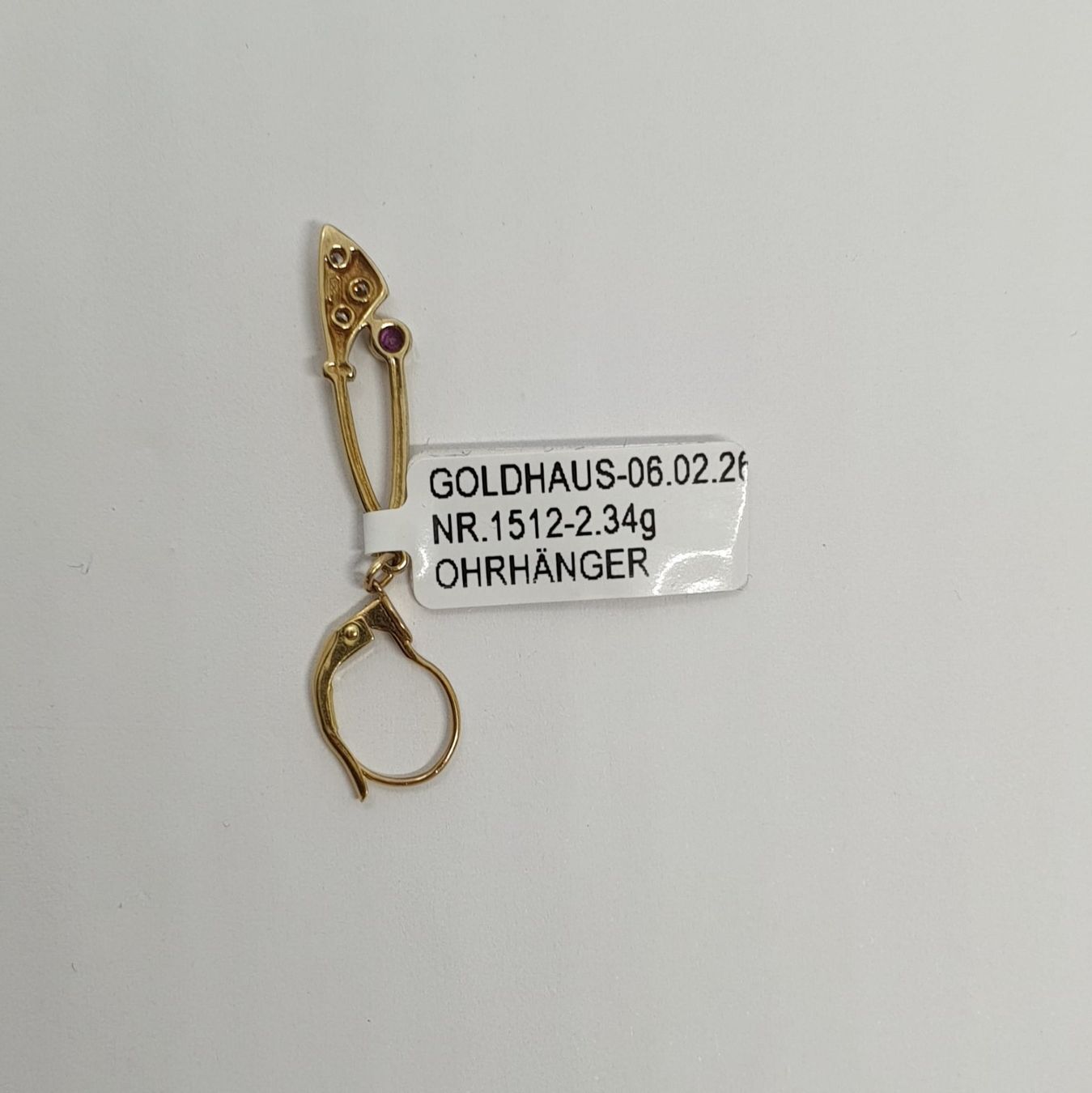 Orecchini pendenti & Orecchini a lobo: Echt 9K Gold Ohrhänger – Usato da Luzern venduto da Goldhaus-Luzern 2