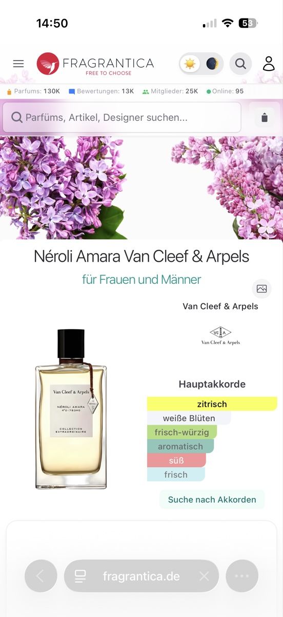 Van Cleef Parfums & Eau de Toilette: Van Cleef & Arpels Néroli Amara , 2 ml – D'occasion à Sursee par nst_czk2 1