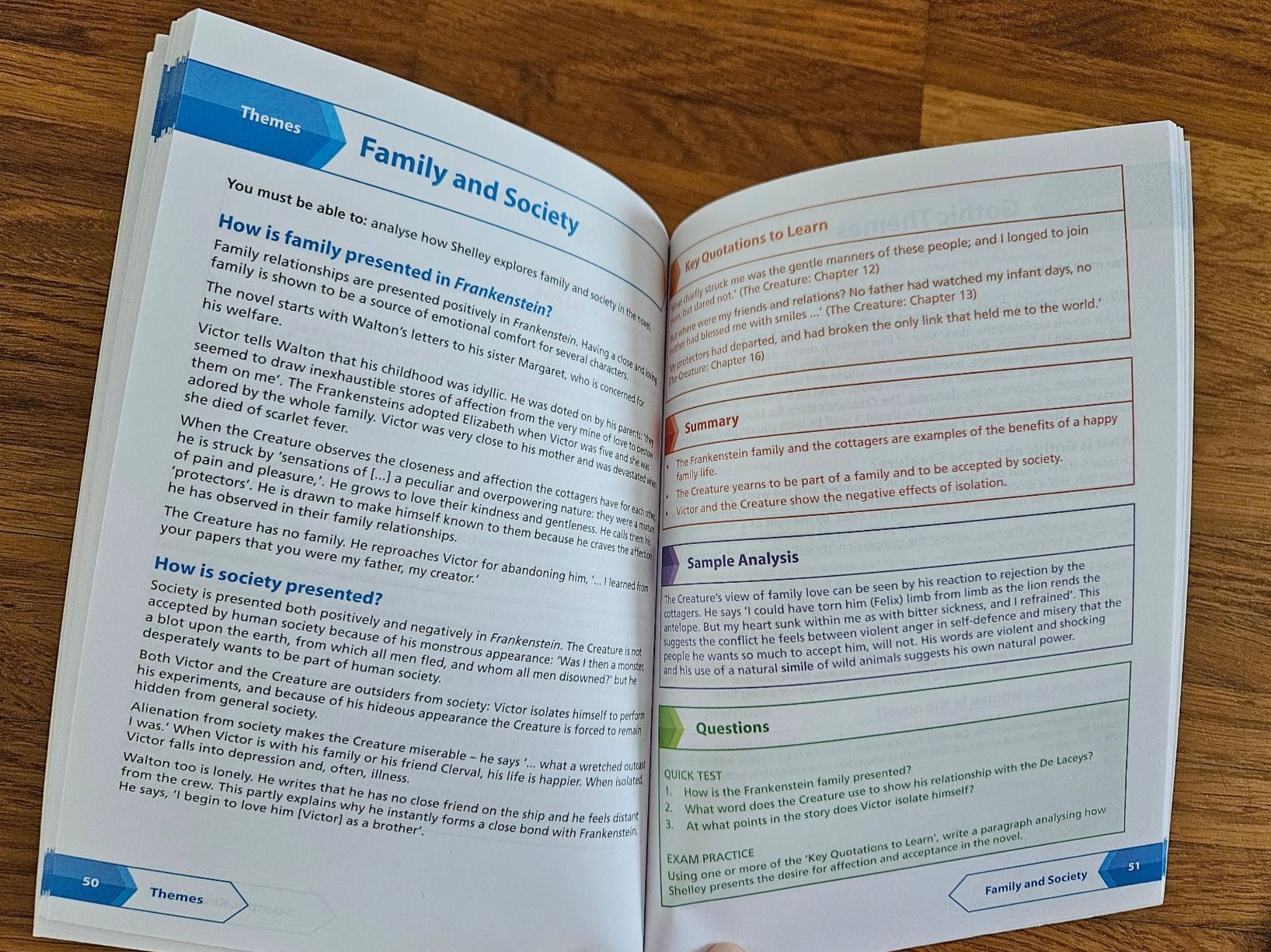 Libri: Frankenstein Study Guide & Revision (Neu) - English version – Nuovo (secondo la descrizione) da Zürich venduto da Modnok 2