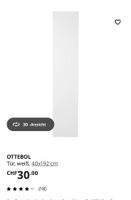 Ikea Ottebol Türe, weiss, 40x192 cm, neuwertig!