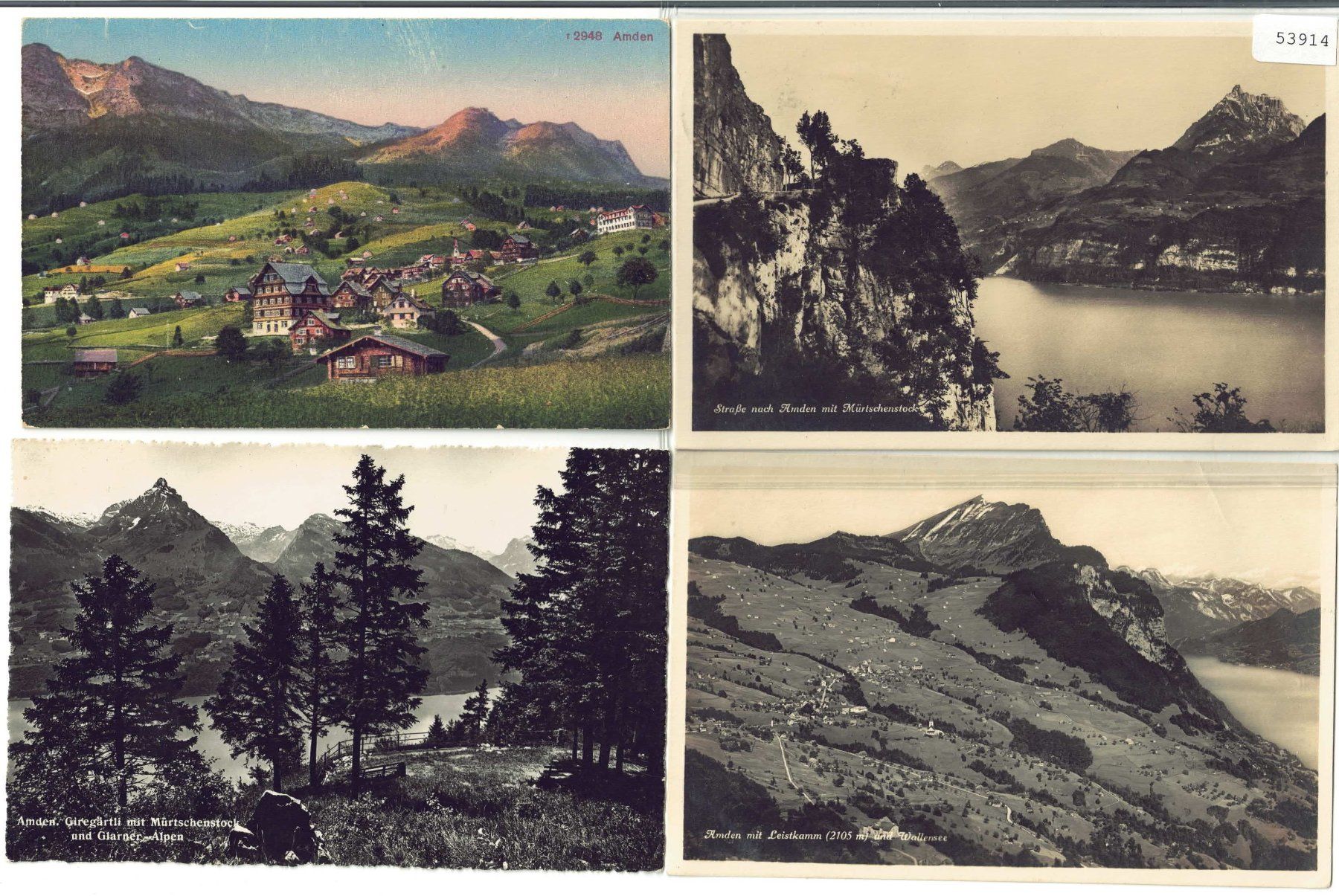 Cartes postales: 4 AK - Amden – D'occasion à Ettingen par Kartenplanet