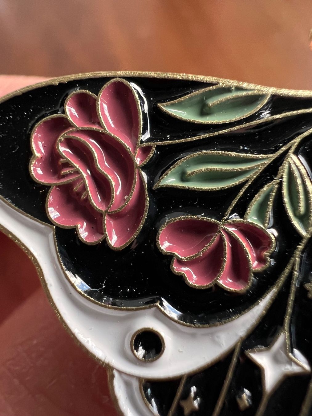 Spille & Fermagli: Schmetterling und Falter Brosche / Pin mit Blumen – Usato da Zürich venduto da car_x52z 5