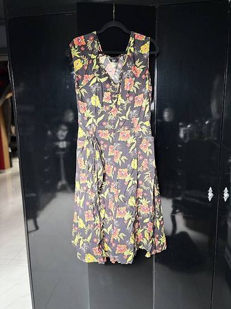 Neues Queen Kerosin Rockabilly Kleid Grösse L