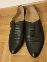 Chaussure basse/debries 38, cuir, noir, très bon état