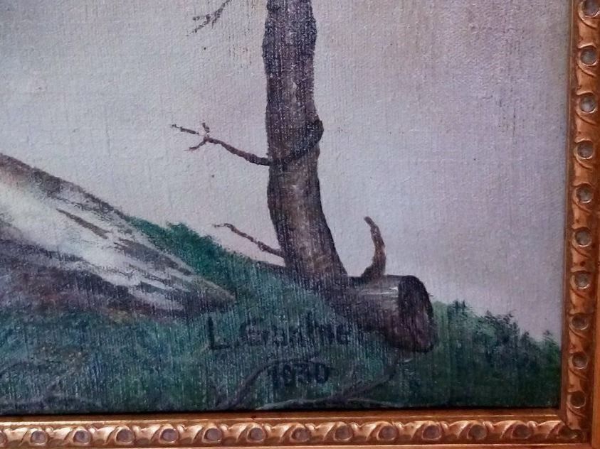 Dipinti: Ölgemälde Lèon Gantner 1930 – Usato da Bretzwil venduto da nefith 1