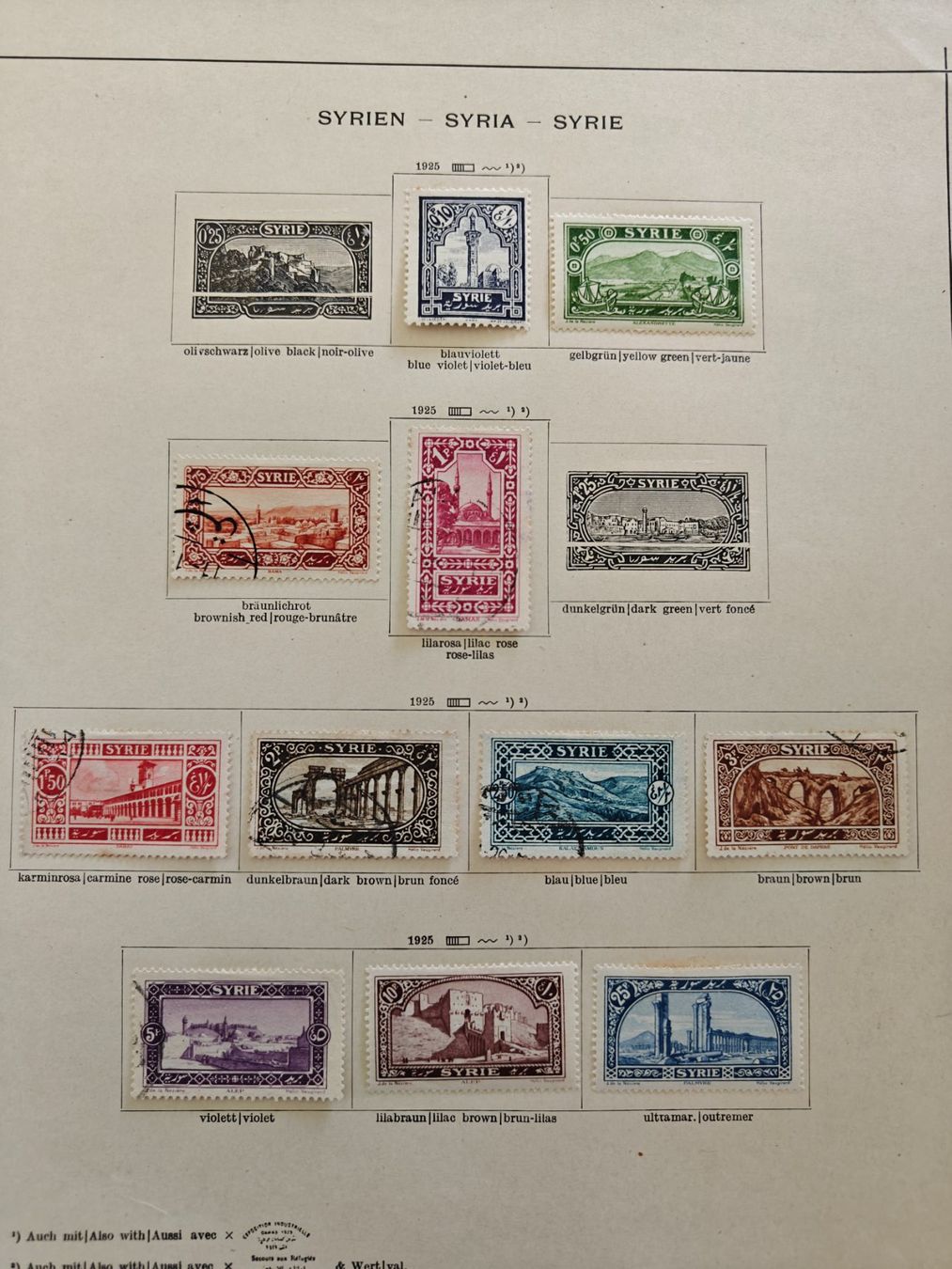 Tutti i francobolli: Briefmarken Syrien, alte Sammlung – Usato da Wädenswil venduto da alex-maxima 3