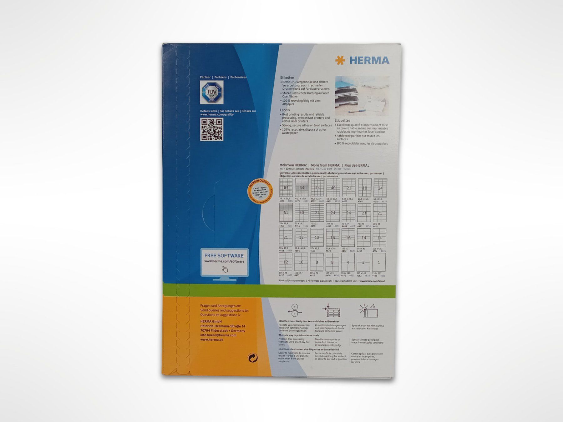 Sticker: HERMA Etiketten Nr. 4666 – Nuovo (secondo la descrizione) da Suhr venduto da Restwert_Suhr 1
