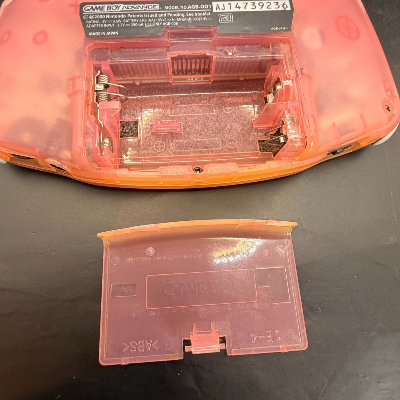 Nintendo Console: Nintendo Game Boy Advance Transparent – Difettoso da Düdingen venduto da Nerdworld 9