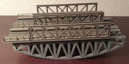MÄRKLIN/EIGENBAU: 2 X GERADE GITTERBRÜCKEN FÜR C-GLEISE
