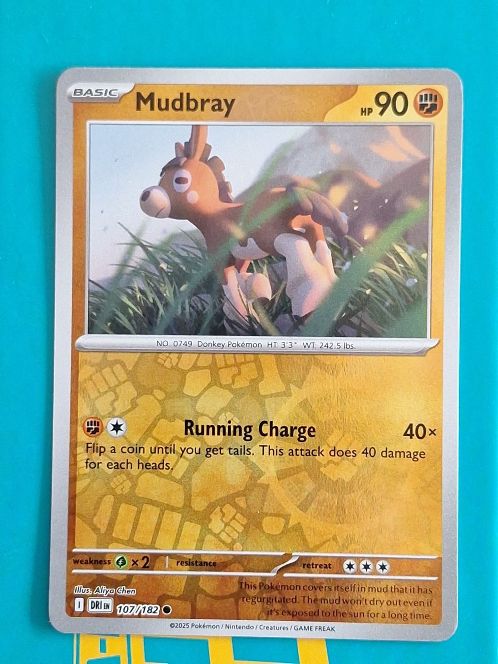 Pokémon Carte collezionabili: Mudbray - Reverse Holo Pokemon Destined Rivals #1.9 – Usato da Altstätten SG venduto da GGsGameshop