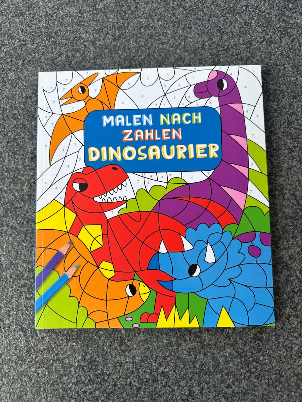 Libri: Malen nach Zahlen - Dinosaurier – Nuovo (secondo la descrizione) da Boppelsen venduto da KASIBO