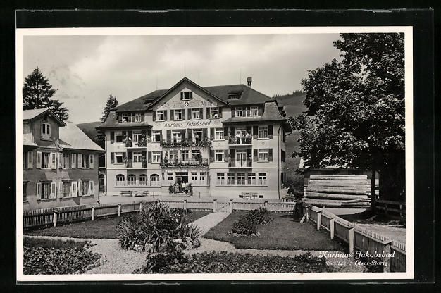 Cartes postales: AK Jakobsbad, Kurhaus Jakobsbad, 1934 – D'occasion à Berlin par bartko-reher