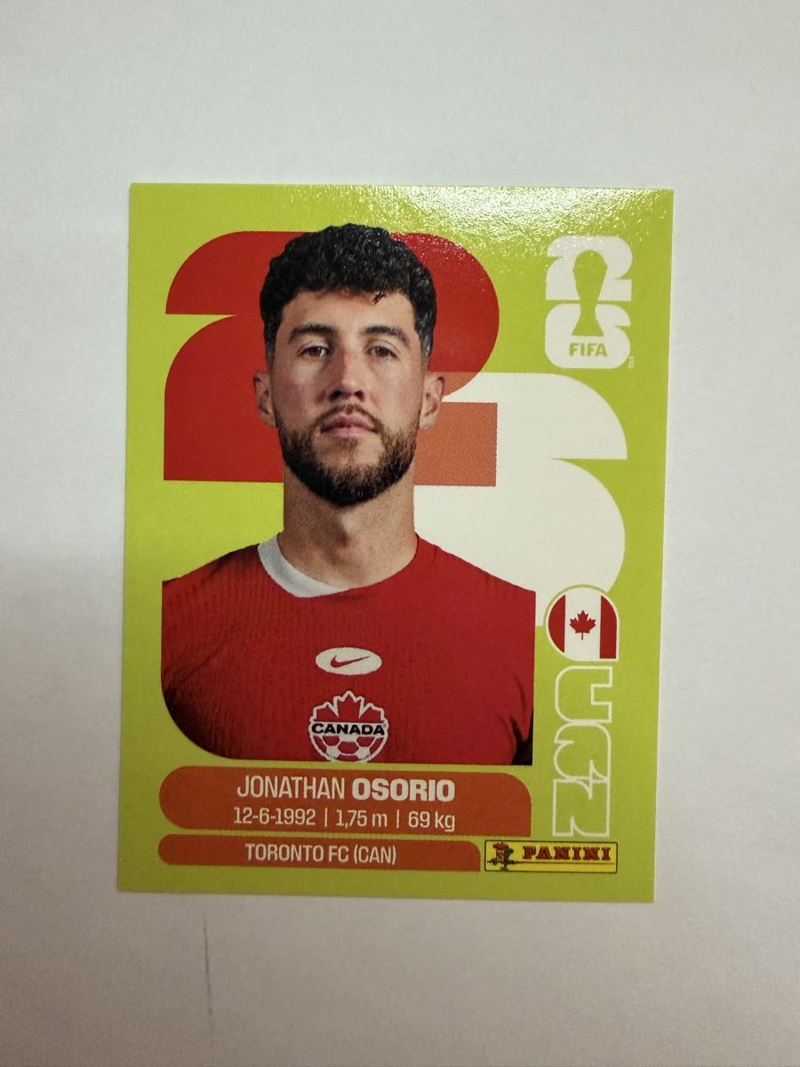 Panini Cartes à collectionner: Panini FIFA Sticker Jonathan Osorio, CAN 12 – Neuf (Voir description) à Benglen par Belen.abr