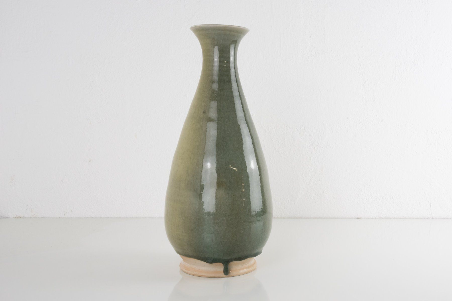 Vasen & Gefässe: Vase Keramik Ash & Crackle Nr. 1 – Gebraucht aus Schaffhausen von Studio-Ara