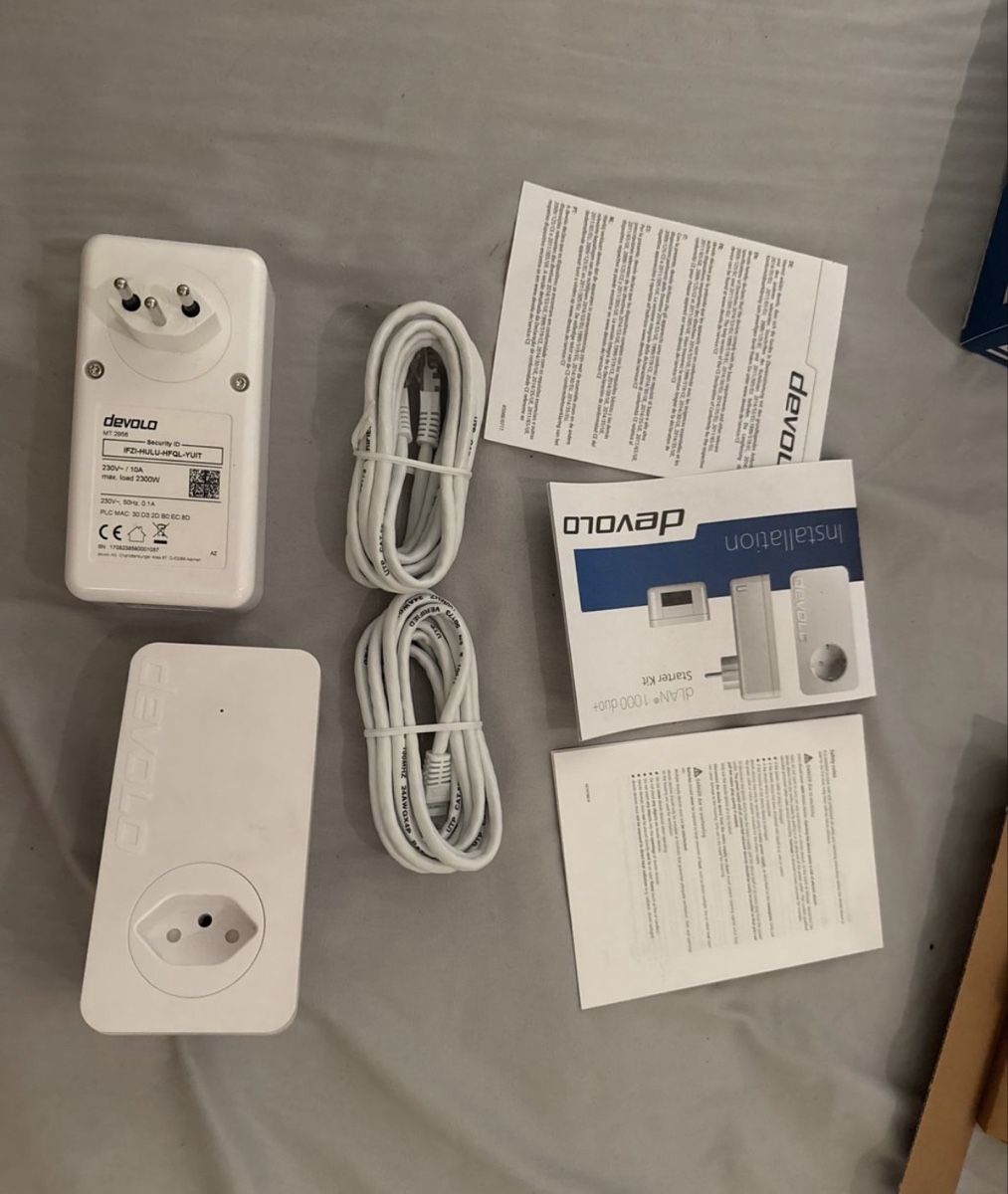 Devolo Unità & Adattatore: Devolo dLAN 1000 duo+ Powerline Starter Kit weiss – Usato da Winterthur venduto da BLR2000 1