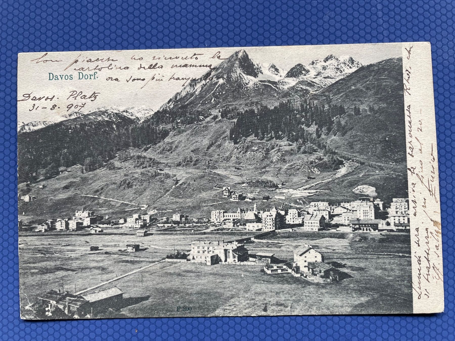 Cartoline postali: Davos 1907 – Usato da Faido venduto da Luca555