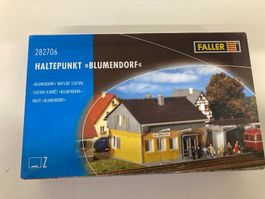 Faller Spur Z 282706 Bausatz Haltepunkt Blumendorf neu OVP