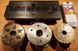 4 Speisenwärmer Plattenwärmer Rechauds