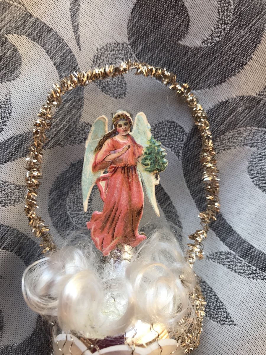 Tutte le decorazioni: Nostalgischer Christbaumschmuck mit Engelsoblate – Usato da Alpnach Dorf venduto da marvo 1