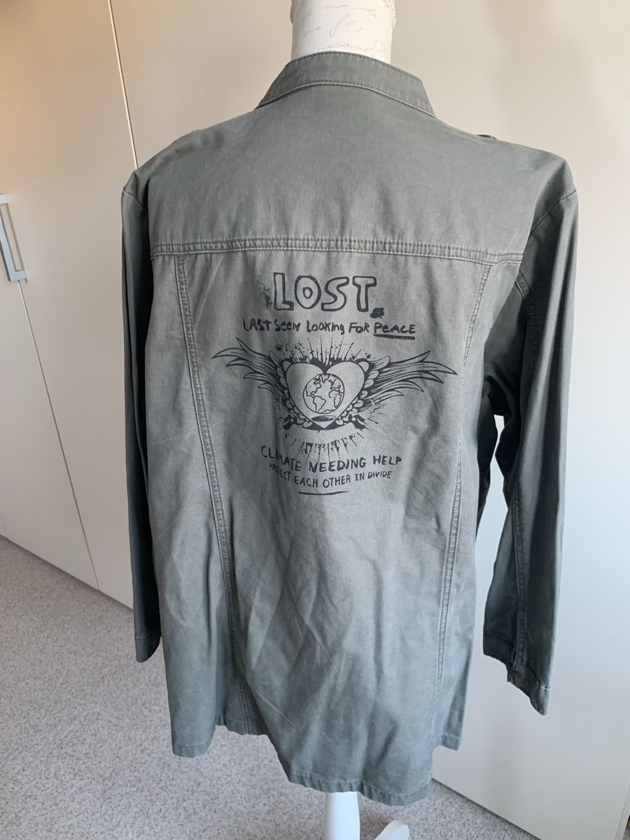 Giacche: Dünne Jacke von ZIZZI Gr. L oliv – Usato da Ellikon an der Thur venduto da Bali1999 4