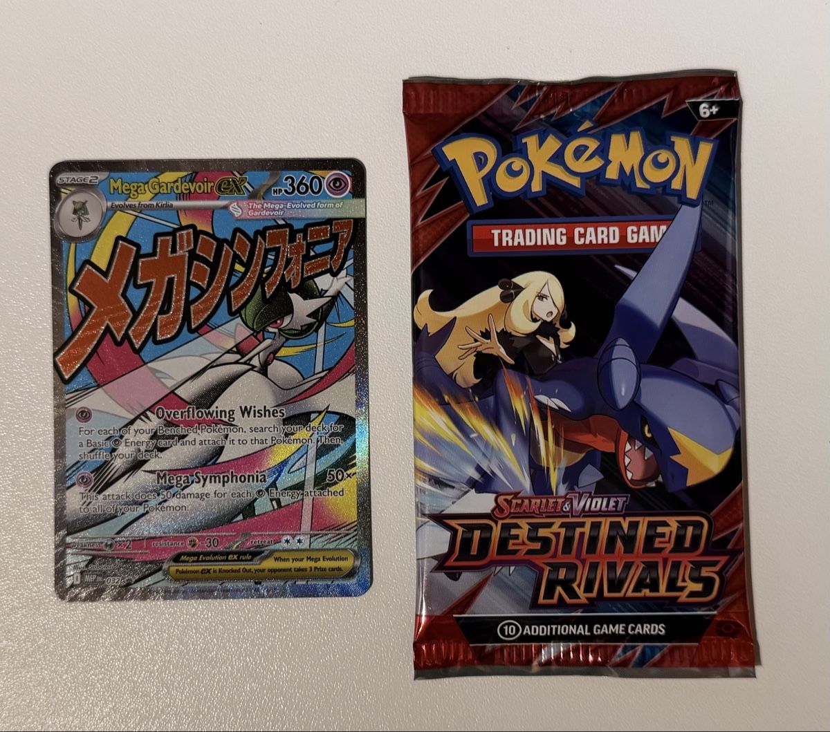 Mega Gardevoir EX #32 Promo + Booster Destined Rivals (Neu (gemäss ...