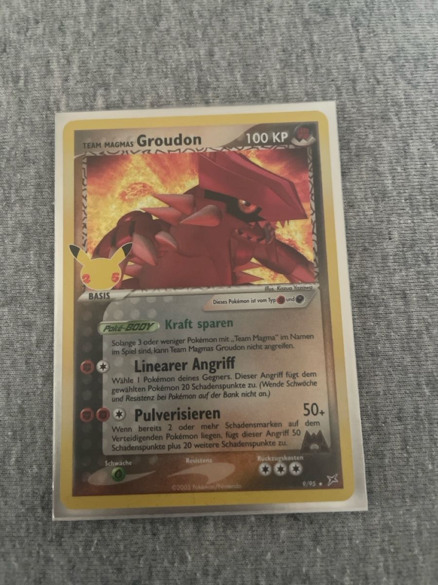 Pokémon Carte collezionabili: Team Magmas Groudon Celebration – Nuovo (secondo la descrizione) da Flawil venduto da Duft-Alchemist