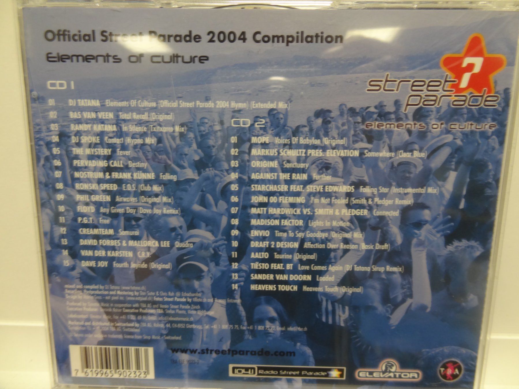 CD: DJ Tatana, Street Parade 2004 - The Official Compilation - E – Usato da luzern venduto da musicandart 1